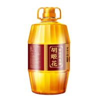 胡姬花古法小榨花生油5L大桶装 一级压榨家用炒菜食用油