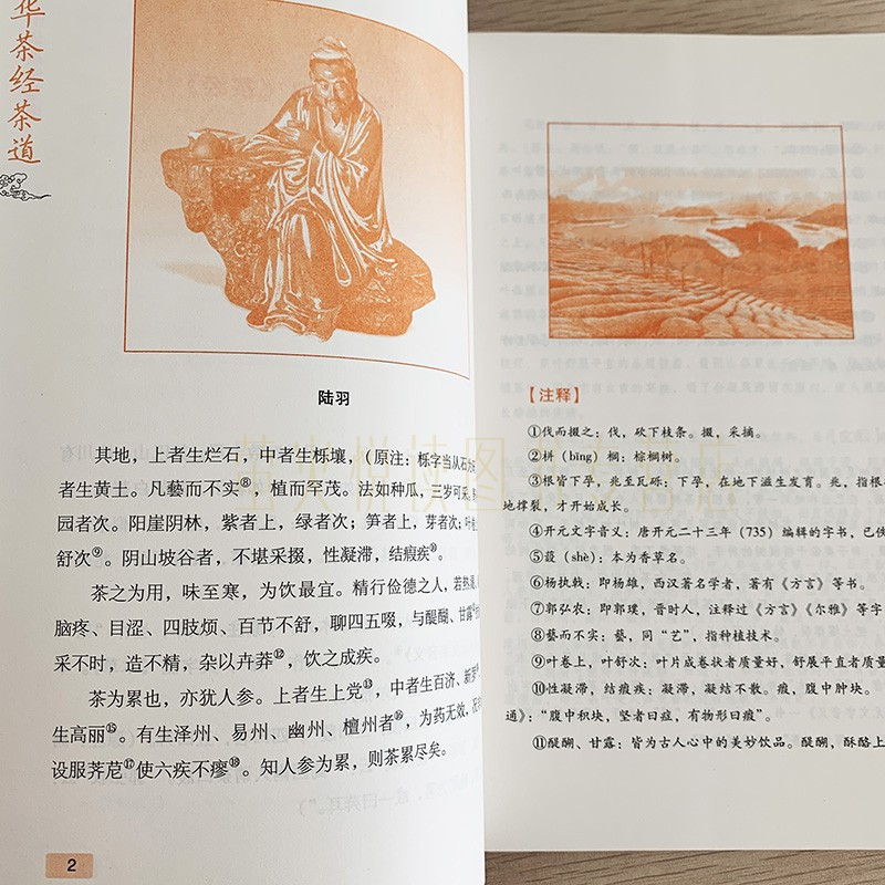[醉染正版]中华茶经茶道 陆羽 茶艺 茶道 茶文化书籍 茶道入门 茶之书 茶书籍关于茶叶知识的书大全 识茶泡茶品茶新手学