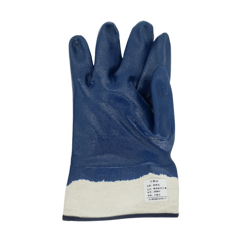 淇悠玮 耐油帆布手套 QSB08 双高清大图