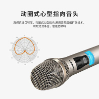 InAndOn M2无线话筒一拖二ktv专用卡拉Ok家用会议麦克风演出话筒