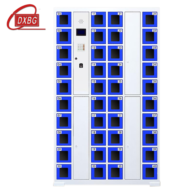 DXBG智能手机柜存放柜充电柜存包柜储物柜40门充电透明款