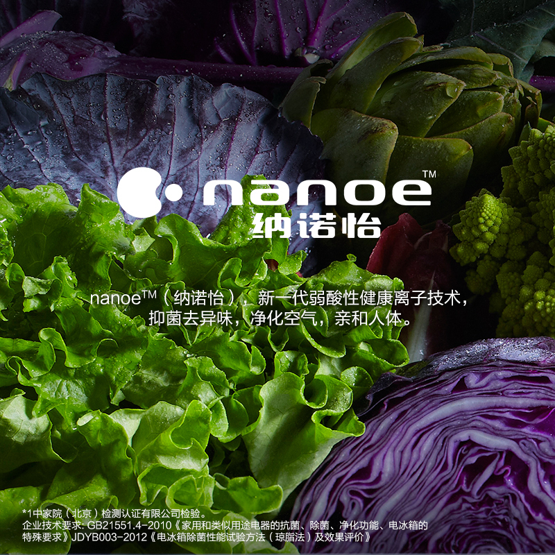 松下(Panasonic)659升原装进口 镜面玻璃多门冰箱 风冷无霜家用大容量 自动制冰纳诺怡除菌净味 线下同款