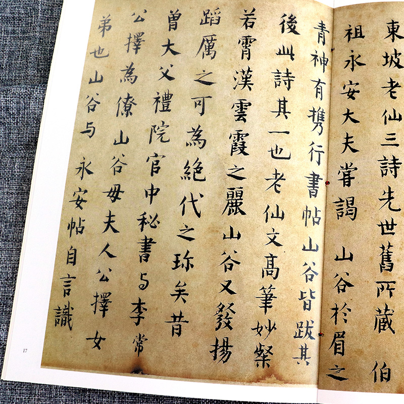 [正版] 苏轼黄州寒食诗帖 16开寒食帖 行书毛笔字帖 天下墨宝 释文旁注成人学生新手入门基础临摹练字帖 名师名家 吉高清大图
