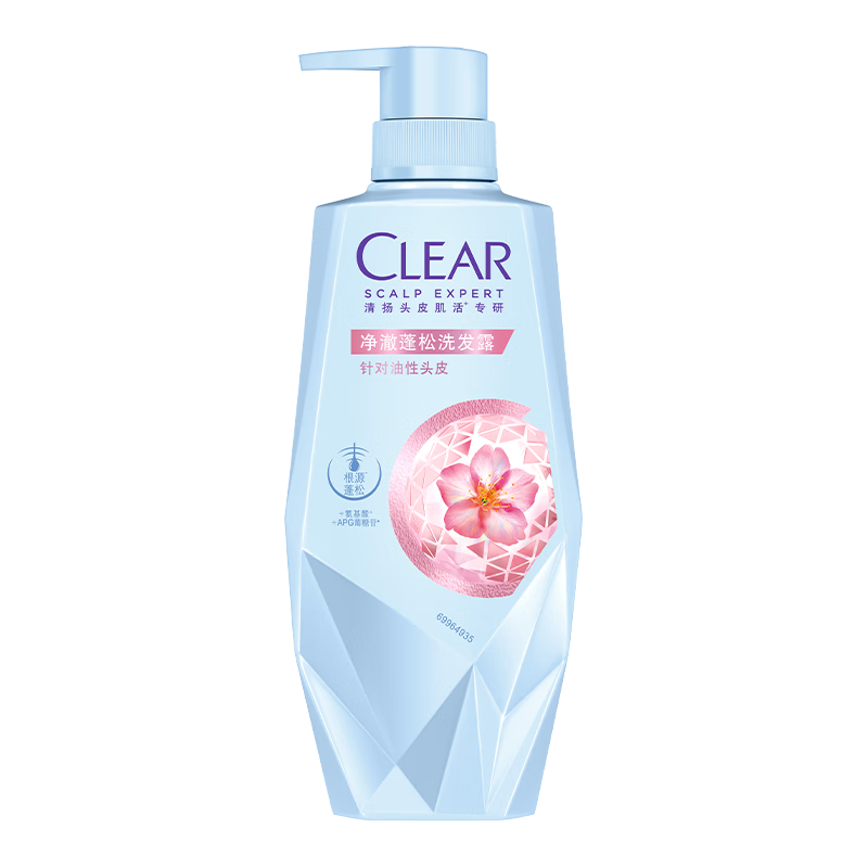 清扬 480g清扬头皮护理净澈蓬松洗发露