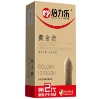 倍力乐避孕套黄金套10只装加厚款久战热感安全套光面润滑超薄男用保险套黑色普通型中号夫妻房事计生器械男性系列成人情趣性用品