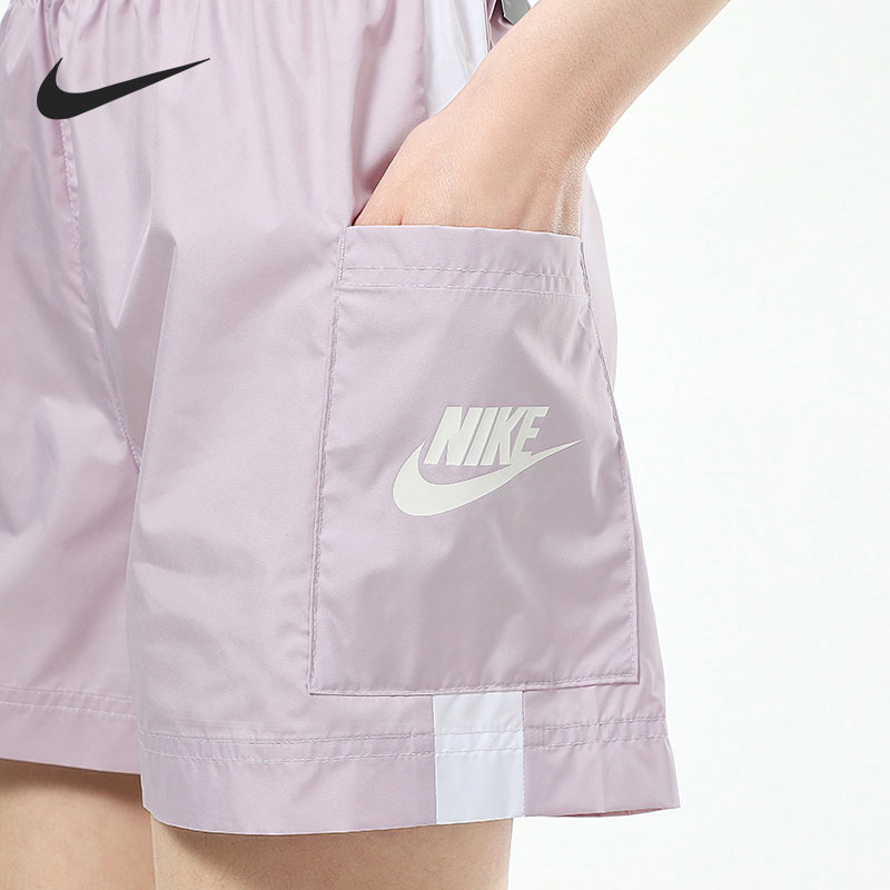 Nike耐克裤子女裤2021夏季新款休闲短裤运动裤透气热裤CJ1689-576