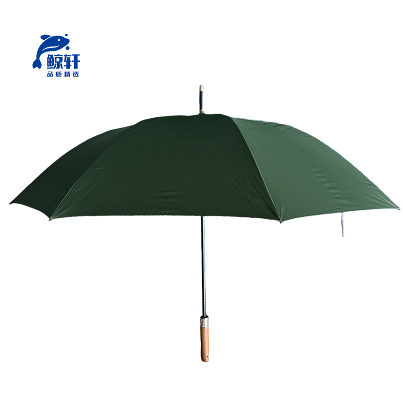 鲸轩 YS719 直柄 雨伞 (计价单位:把) 墨绿高清大图