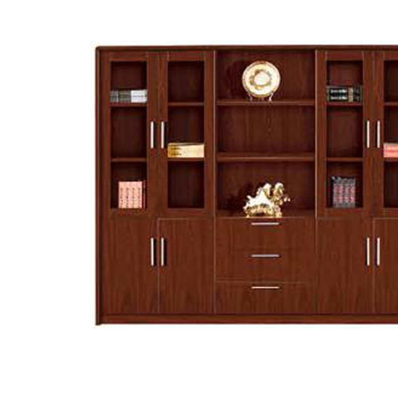 大央文件柜S-0906 2400W*400D*2000H 书架落地置物架客厅家用靠墙收纳柜子储物柜办公室文件柜简易书高清大图