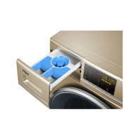 Haier/海尔 全自动滚筒洗衣机8公斤大容量直驱变频一级能效节能kg超薄紫水晶系列斐雪派克G80678BX14G