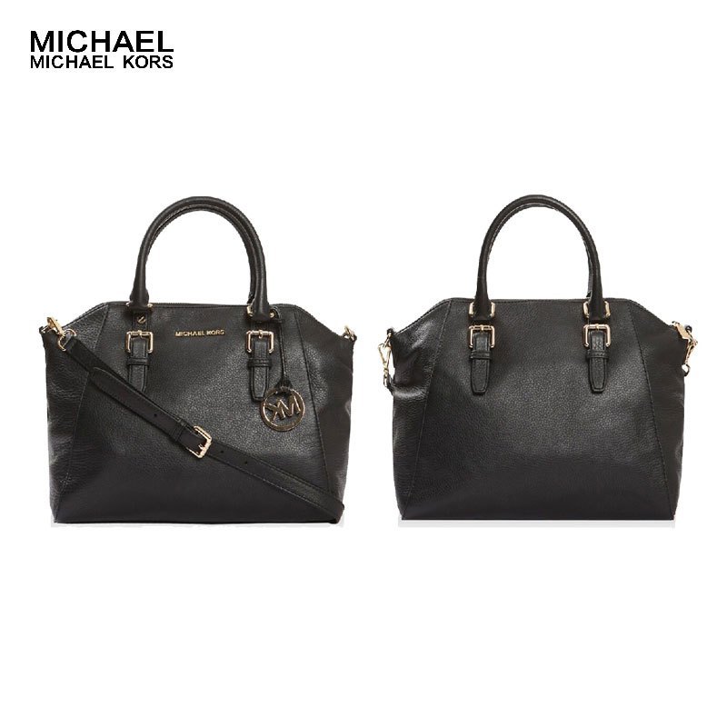 迈克·科尔斯(MICHAEL KORS) MK女包 欧美时尚单肩包头层牛皮手提包 女斜挎包 小号 30H2GBFS3L2