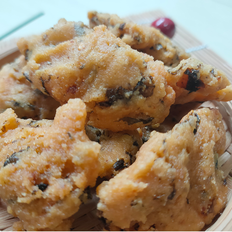 瑞金特产江西赣南小吃九堡小吃煎果子微辣酸菜包客家土特产风味