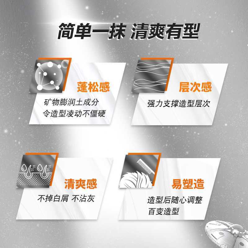 欧莱雅男士造型哑光塑型喷雾200ml+哑光发泥70g持久定型发胶高清大图