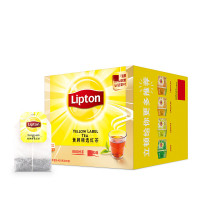 立顿Lipton 奶茶原料 红茶 茶叶 黄牌精选红茶200包400g 袋泡茶茶包 餐厅奶茶店