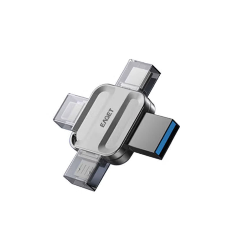 忆捷(EAGET)I71-128G USB3.0 Lightning Type-C MicroUSB口 苹果安卓华为手机高清大图
