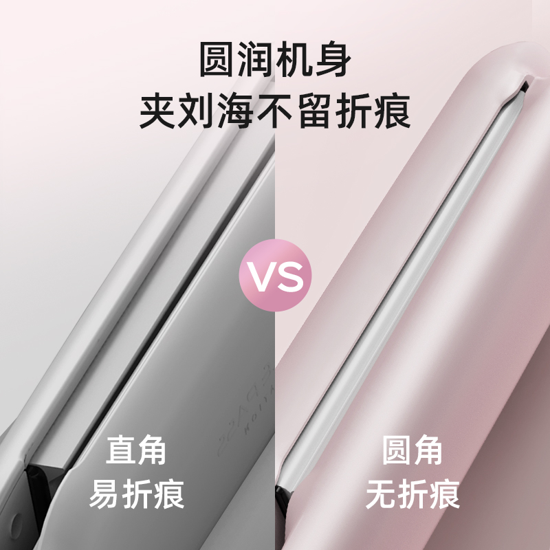 lena电夹板直发卷发两用拉直板夹负离子小型迷你刘海烫卷发棒神器高清大图