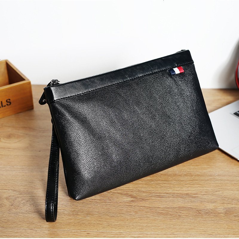 新款时尚日韩手拿包男士手抓质小包韩版潮手机包视频