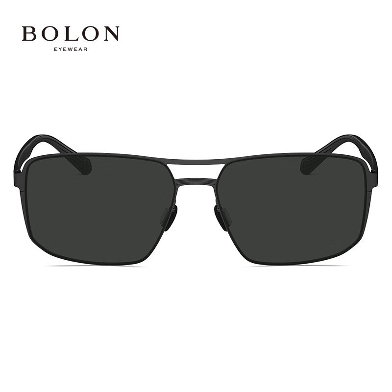 BOLON暴龙眼镜24年新品偏光飞行员双梁太阳镜开车驾驶墨镜BL8116 C10
