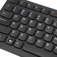 联想(Lenovo) 有线键盘 K5819 办公单键盘 黑色和白色