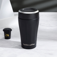瑞幸咖啡(luckin coffee)雅黑随行保温杯便携密封不锈钢水杯