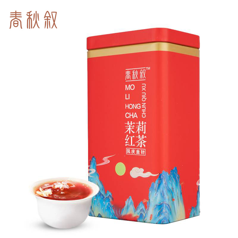 春秋叙 凤庆金针 茉莉红茶 250g(特级)罐