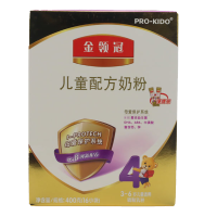 伊利金领冠4段400克g盒装3-6岁学龄前儿童配方奶粉 16小袋便捷装 刮码