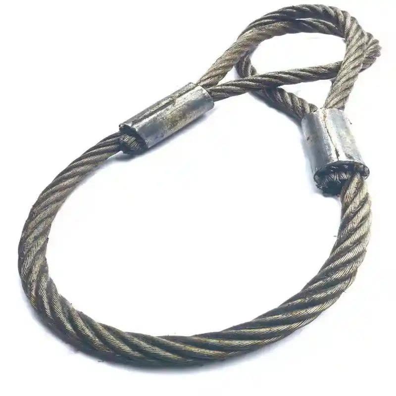 圣鑫SX压制钢丝绳6x37+FC-28-8m图片