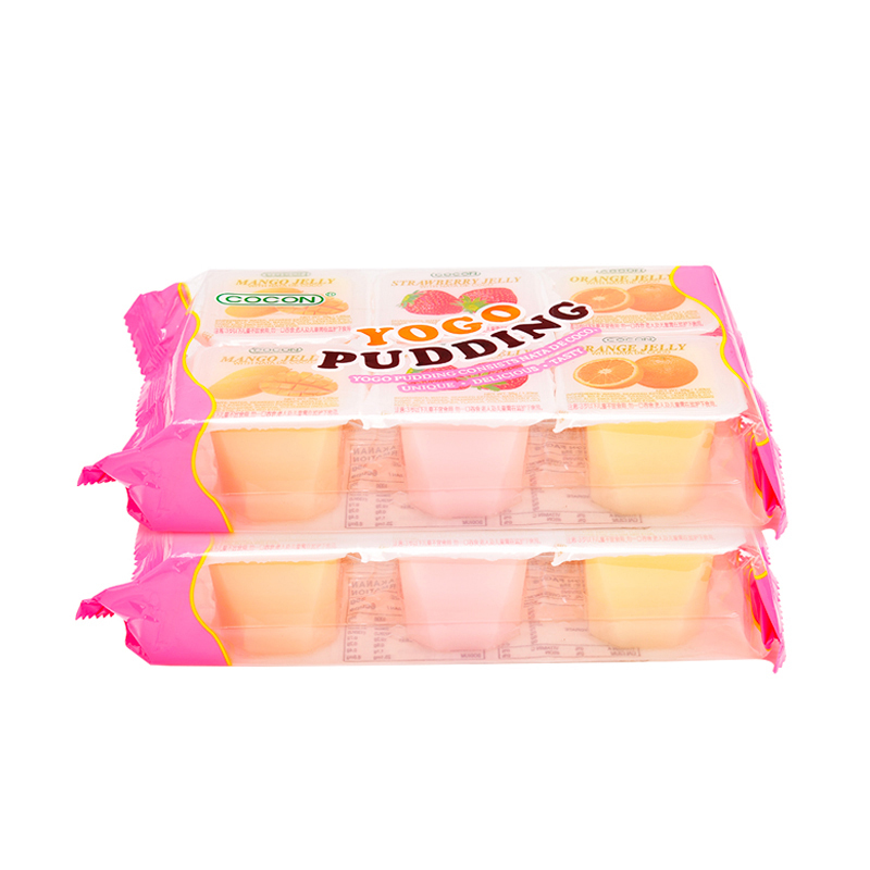 可康牌多口味优格果冻(含椰纤果)(35克*6杯装)210g 马来西亚进口