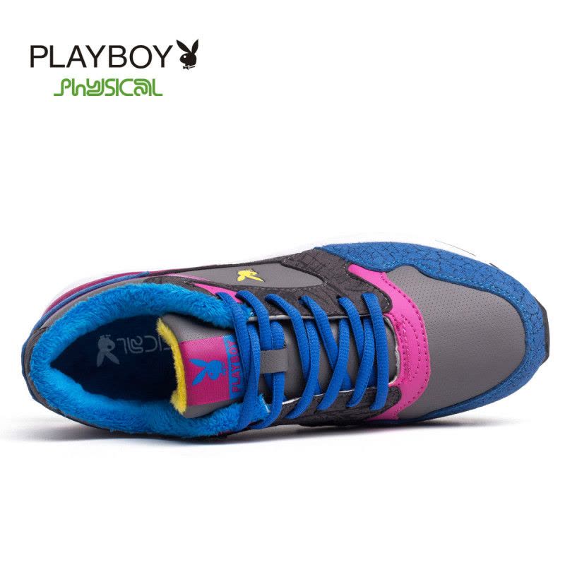 花花公子(PLAYBOY)运动鞋女鞋跑步鞋新款保暖休闲鞋女生旅游鞋子 女图片