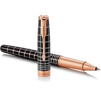 派克(PARKER)新品卓尔巧克力玫瑰金夹宝珠笔