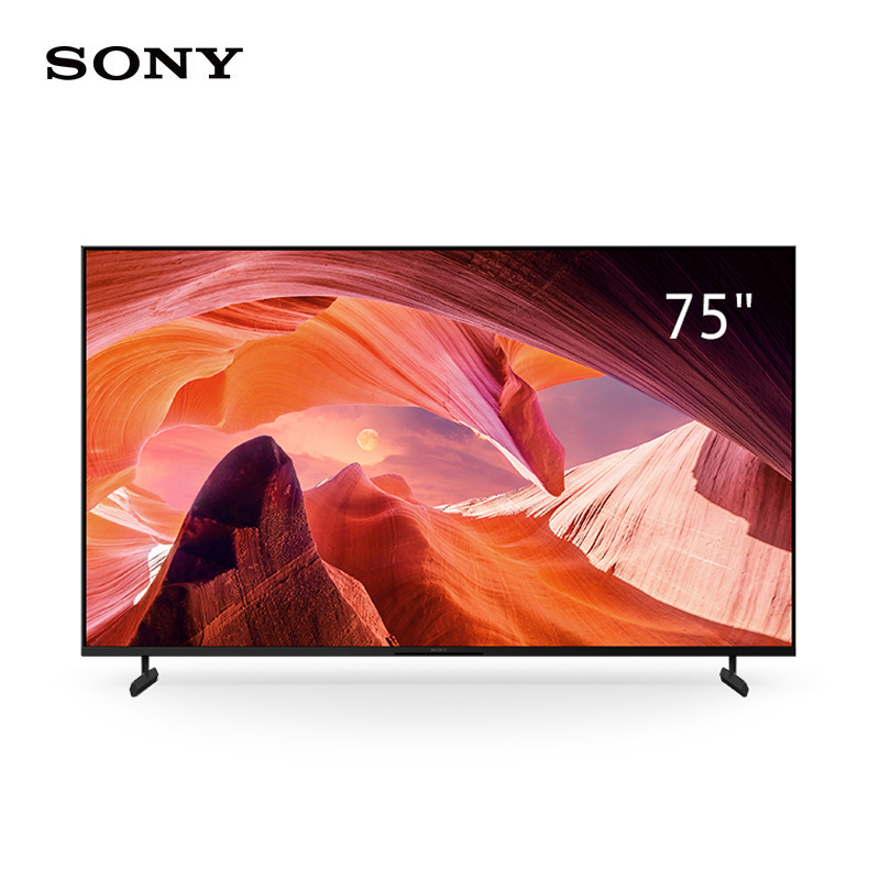 索尼(SONY)KD-75X80L 75英寸 高色域智能电视专业画质芯片 杜比视界4KHDR液晶全面屏(X80K升级款)