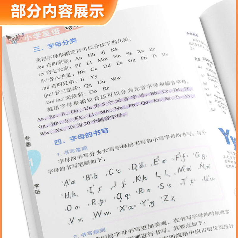 2021新版小学英语图解语法大全上册下册 小学生三四五六年级语法基础知识大全手册句型专项训练重点集锦小学英语语法教材荣恒