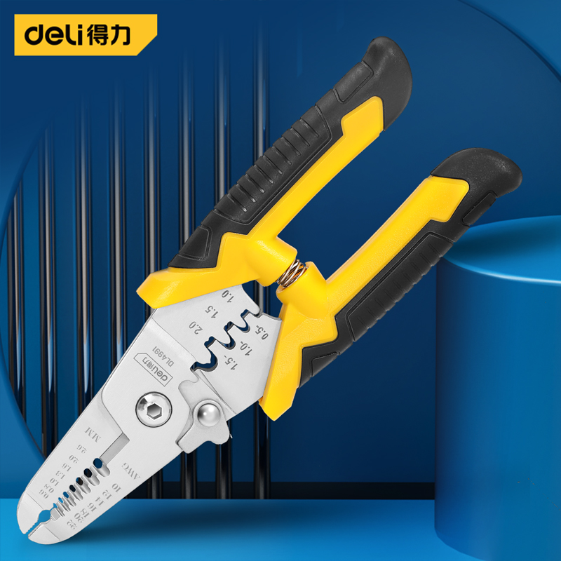 钳子\夹子 得力 DL4991 剥线钳高清大图