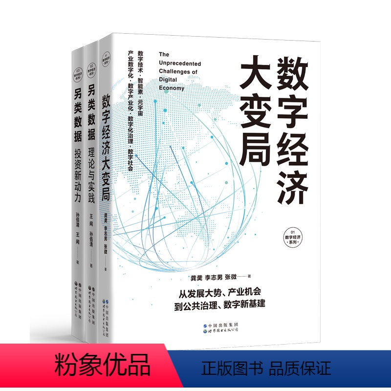 【正版】数字经济系列 数字经济大变局 另类数据 理论与实践 投资新动力 大数据 大宗商品 宏观经济 另类数据 数据应用