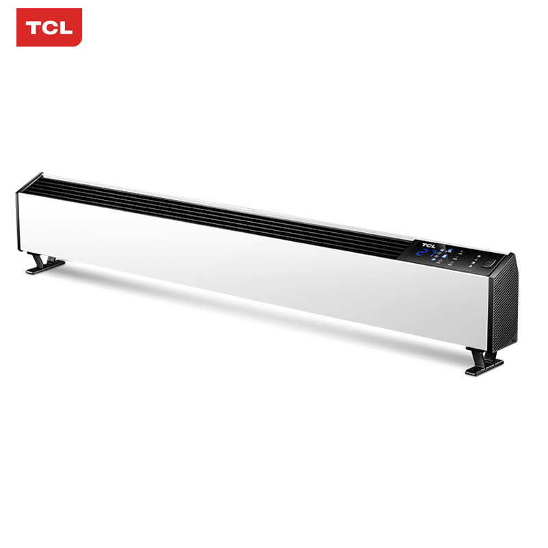 TCL-踢脚线TN-D20G 踢脚线电取暖器办公室家用卧室智能变频节能省电取暖气大面积铝片加热遥控式暖风机 白色