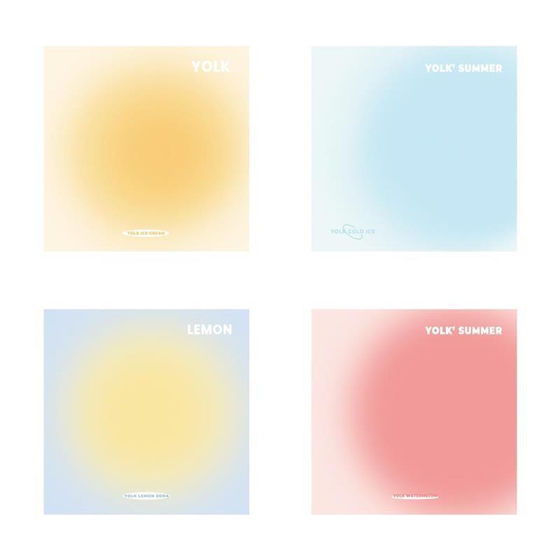 ins夏日色彩渐变便签纸便利贴手帐便利贴学生用留言备忘n次便签纸