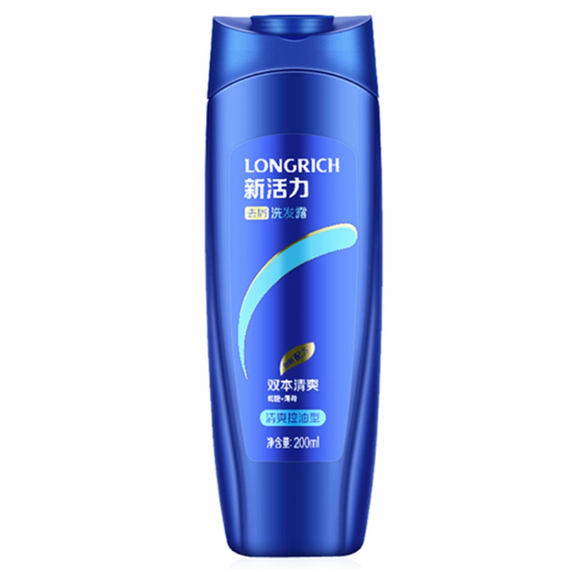 隆力奇新活力洗发露-清爽控油型200ml/瓶
