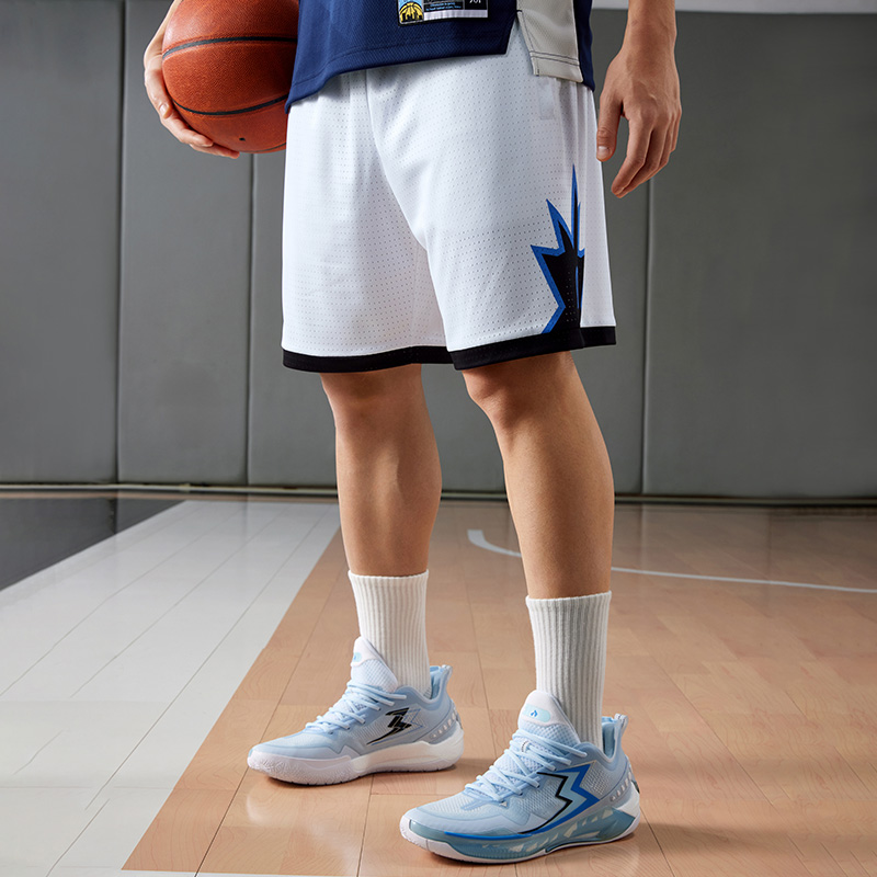 361°篮球裤男夏季新款宽松透气五分裤针织运动裤休闲五分裤短裤