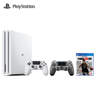 索尼(SONY)PlayStation 4 PS4 Pro 1TB 白色《NBA2K19》套装国行游戏机