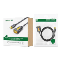 绿联(Ugreen) USB转RS232串口线 3米 20223 CR104 根