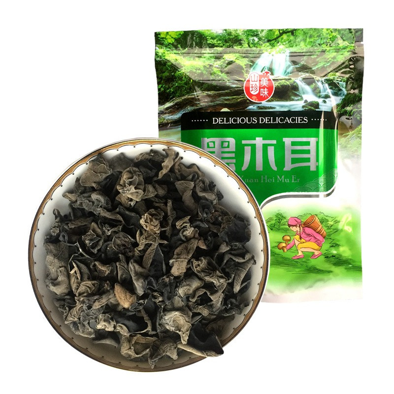 俏果缘 黑木耳东北秋木耳250g长白山椴木秋木耳东北特产野生木耳农家自产黑木耳菌菇干货