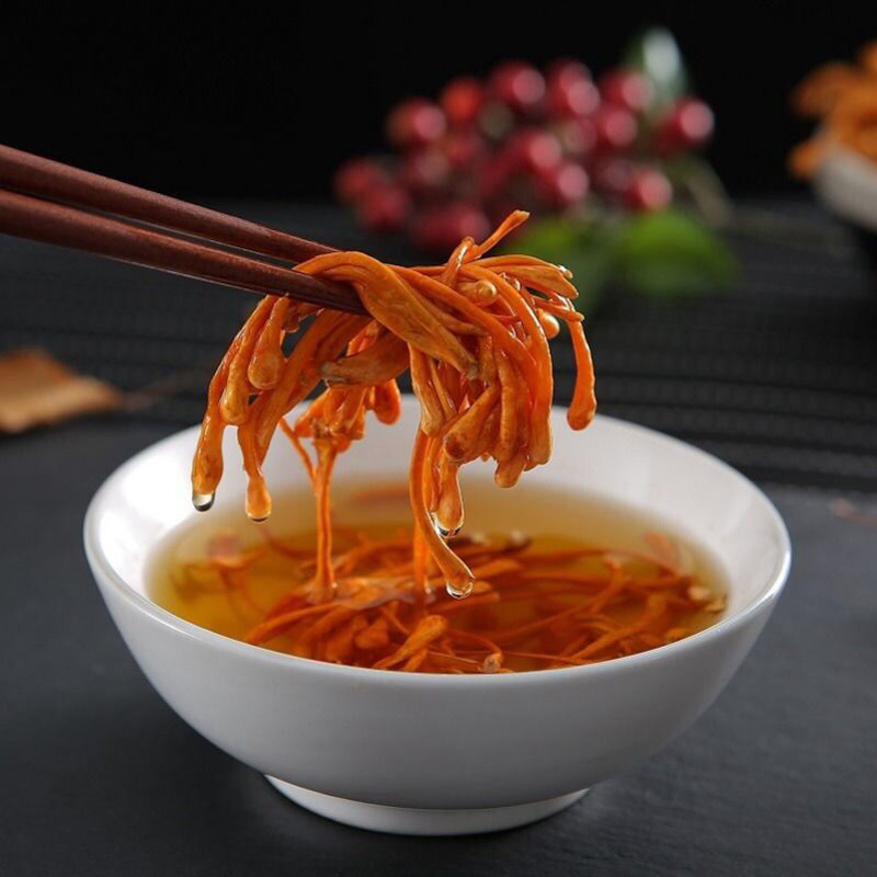 虫草花干货T新鲜金蛹北虫草菇特级孢子头农户批发煲汤食材500克精包装