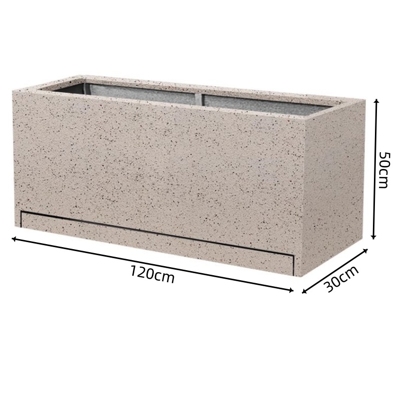 豫龙都 户外花箱 120*30*50cm 个高清大图