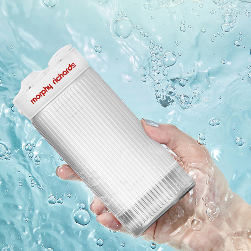 摩飞电器 冲牙器洁牙器家用便携抽拉水箱清洁器手持立式设计 冲牙器标准款-白色MF108高清大图