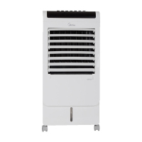 美的(Midea) AD120-15C 能取暖的冷风扇 冷暖两用移动遥控净化空气 健康送风 吹出清新离子空气