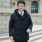 BaLuoShang中老年羽绒服男士中年人爸爸加厚老爸父亲中长款老人冬装保暖外套风衣
