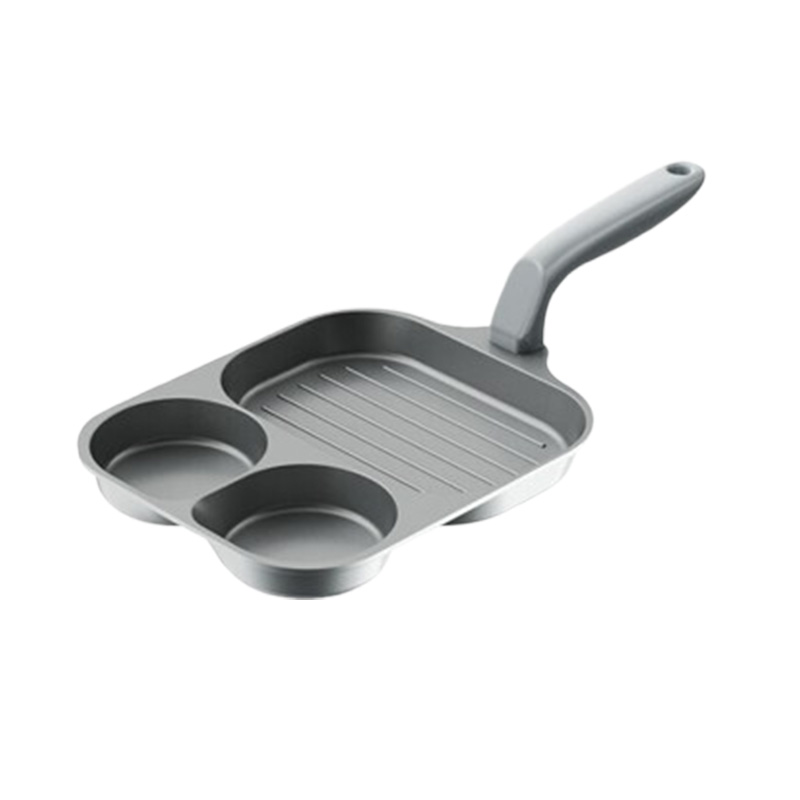 三禾煎锅19cm陶瓷不粘钻石钛平底早餐煎盘LJ19U4