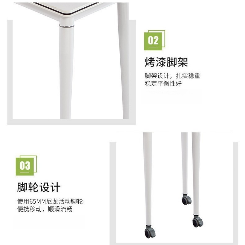 华立伟办公桌三角桌70*70*75cm张高清大图