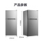 [官方正品]美的冰箱双开门112升 租房神器节能低音环保双温区存储小型迷你家用电冰箱BCD-112CM