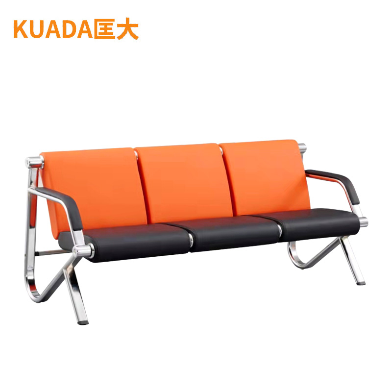 匡大 办公沙发 皮艺沙发 办公室接待沙发 西皮 三人位 KDT814高清大图