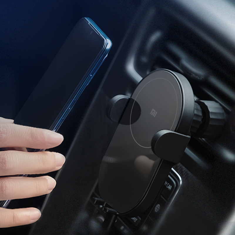 无线车充车载充电器手机支架汽车用高速无线快充适用华为苹果